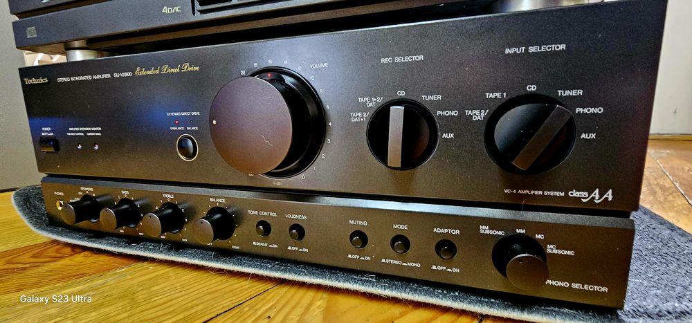 Technics SU-VX800,SL-PG400A,SH-GE70, ST-G570 wieża audio  bdb. stan