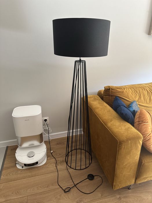 Lampa stojąca, czarna, oryginalna