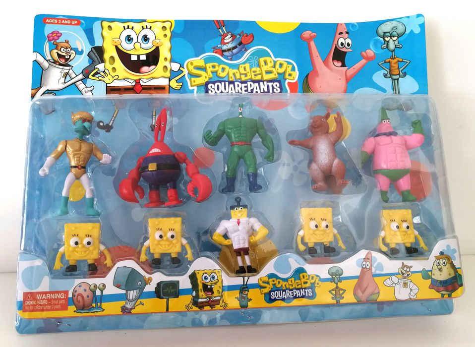 Pack de 10 figuras - SPONGE BOB