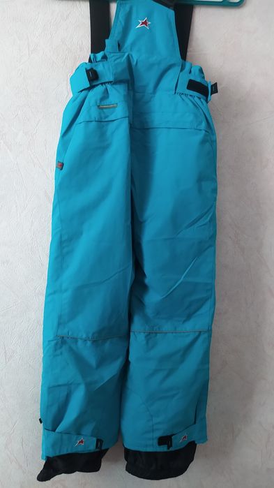Штаны горнолыжные лыжные с подтяжками оригинал бирюза American project