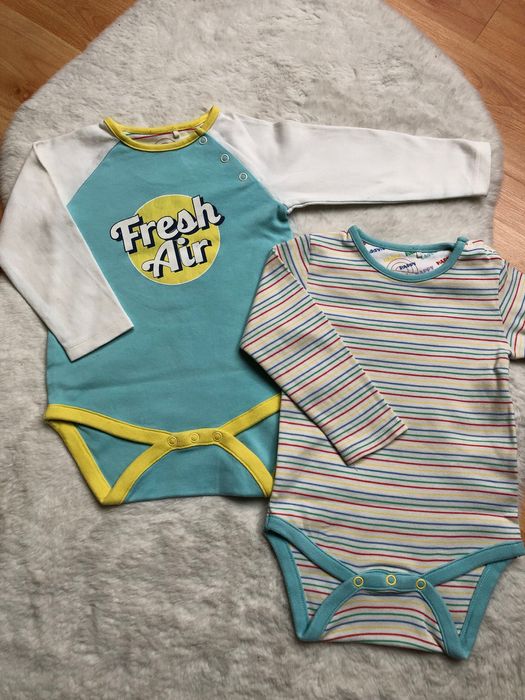 Bawełniane body z długim rękawem Little Bird