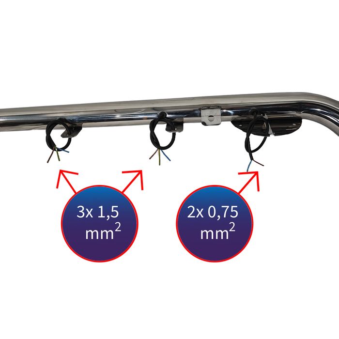 Orurowanie dachowe / Rama dla Scania R S Nowa Generacja (czarne 84)