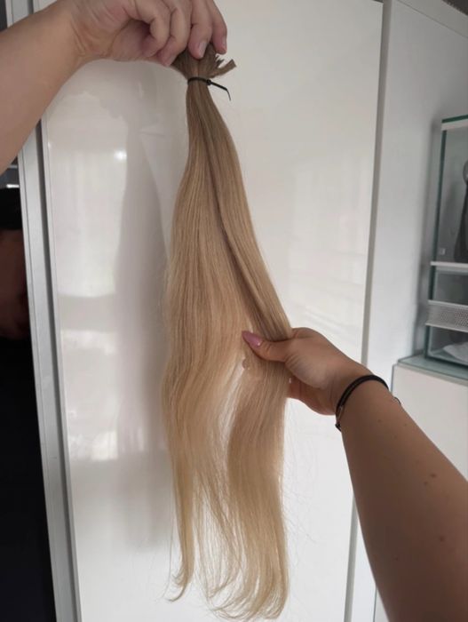 Przedluzane pasma metoda mini keratin 60-65cm