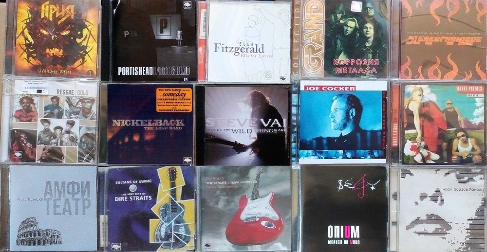 музыкальных дисков CD Лицензия rock pop jazz indie разные стили