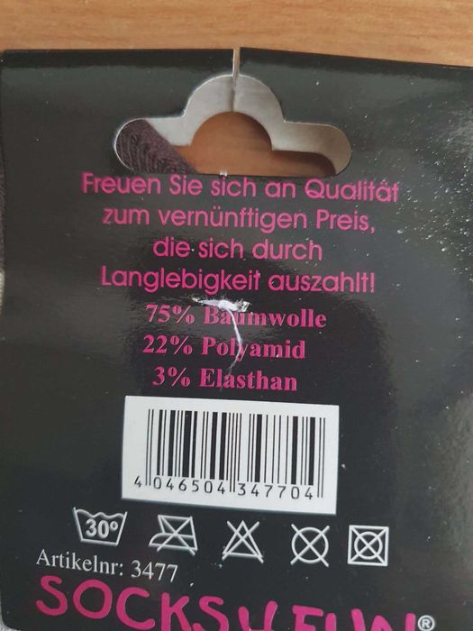 3 Pary Podkolanówki damskie romby jeździeckie czesana bawełna r.39/42