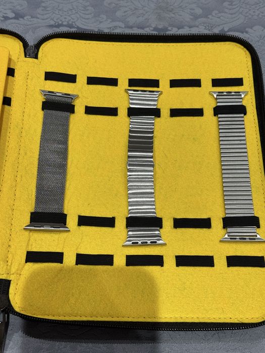 Braceletes Apple Watch silicone metal aço inox capa protecao