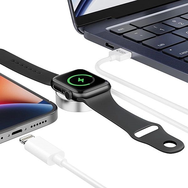 Ładowarka Tech-Protect UltraBoost 2w1 magnetyczna z kablami USB-C / Li
