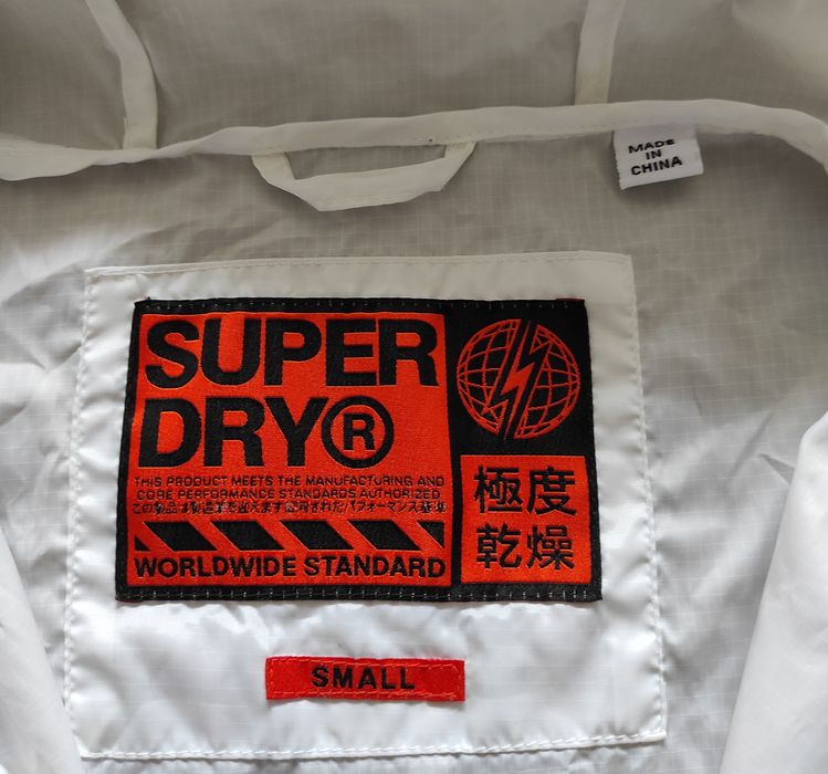S-M Superdry оригінальна чоловіча вітровка, анорак, дощовик