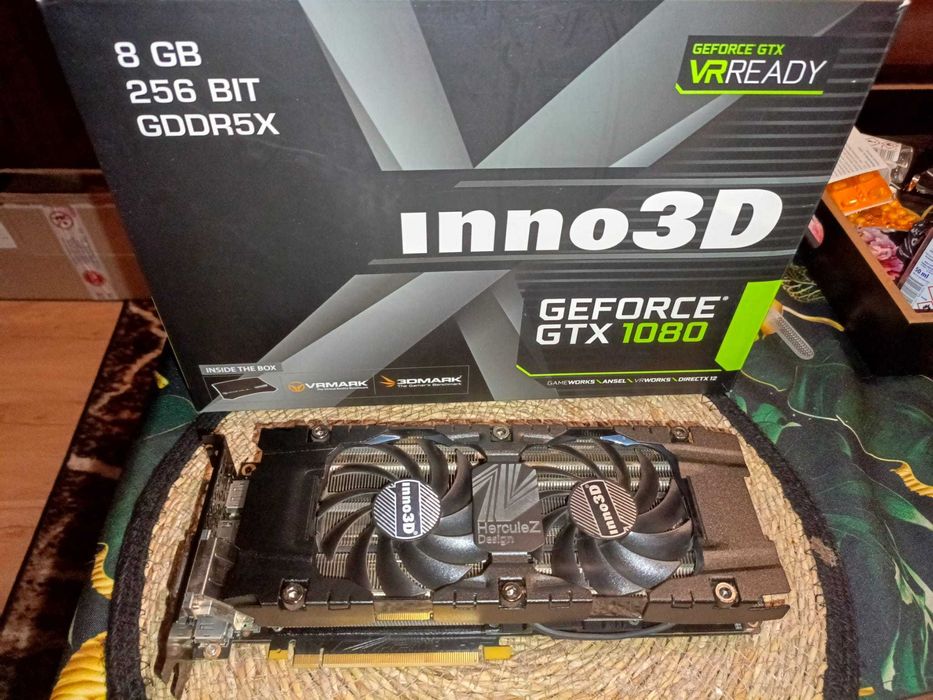 Inno3D GTX 1080 8GB GDDR5X 256bit - pudło, komplet!