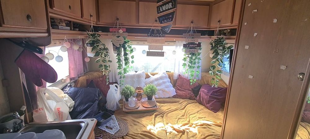 Autocaravana Eura Mobil / Fiat Ducato 1993 — Curta, econômica, painel.de 680w  e pronta a partir
