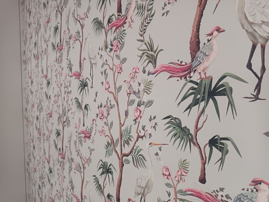 Aplicação de papel de parede