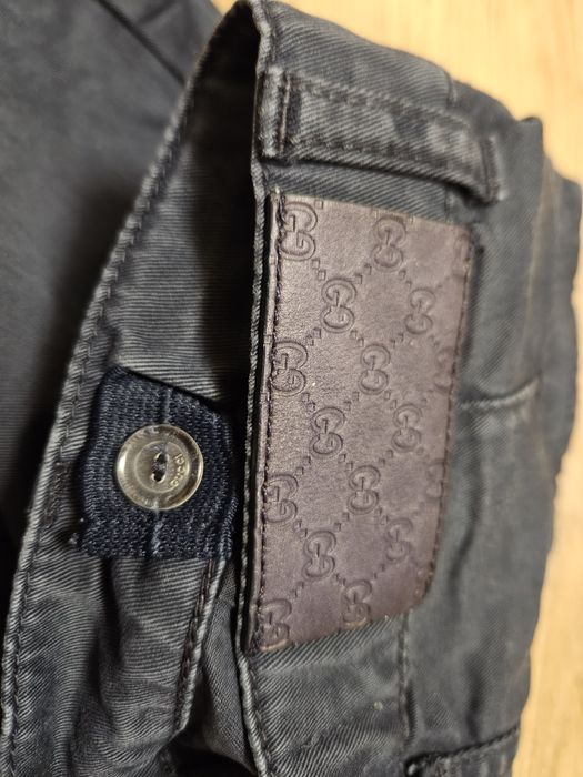 Spodnie Gucci granatowe