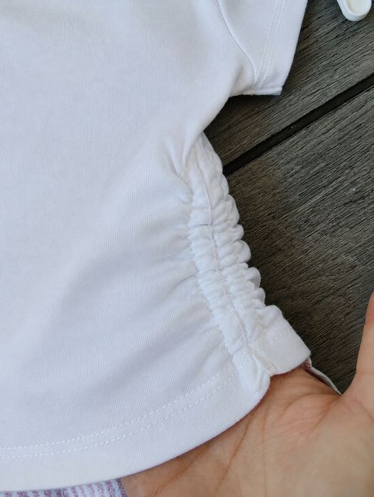 Komplet dla dziewczynki DKNY, komplet dziewczęcy, komplet na lato, bluzka i spódnica, 2 lata