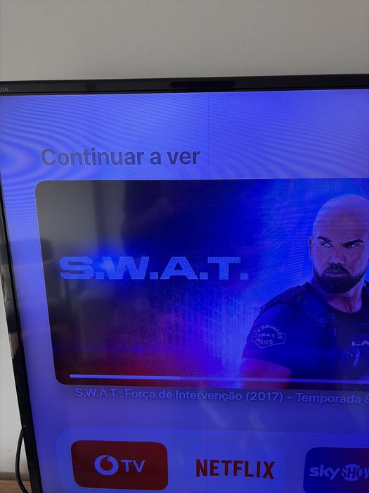 Sony 49” 4K – funcional com risco vertical no ecrã (ver fotos)