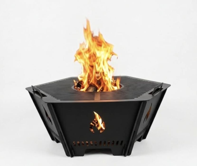 Palenisko ogrodowe blacha 3mm duże masywne 75x75cm