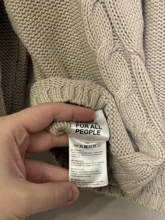 Beżowy sweter damski S