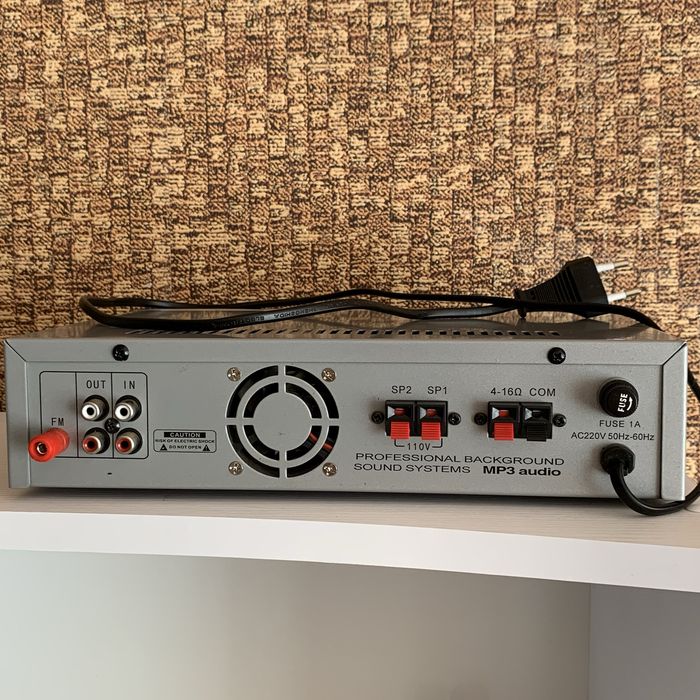 Трансляційний підсилювач потужності RONG YE MP3-80LD (BT+MP3+2ZONE)