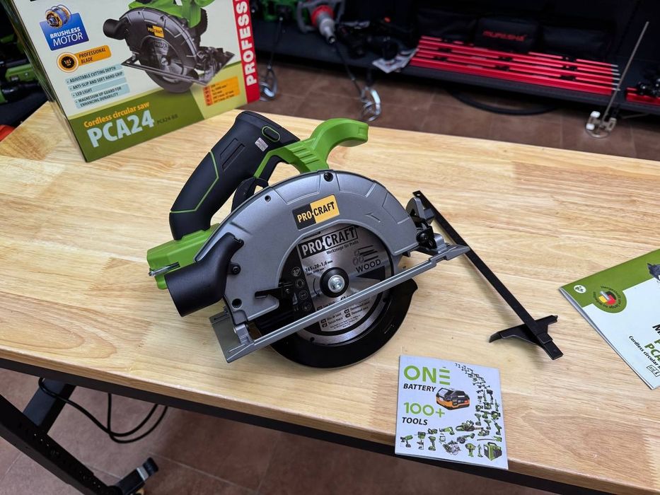 Пила дисковая Аккумуляторная ProCraft PCA24 Бесщеточная + Подсветка