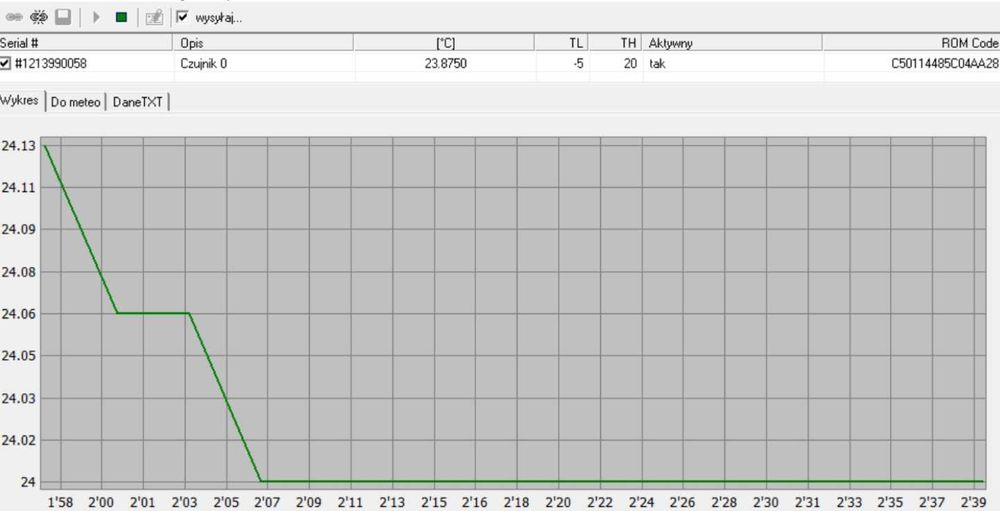 Termometr usb czujnik temperatury