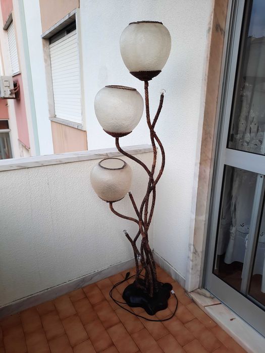 Candeeiro de sala abat jour