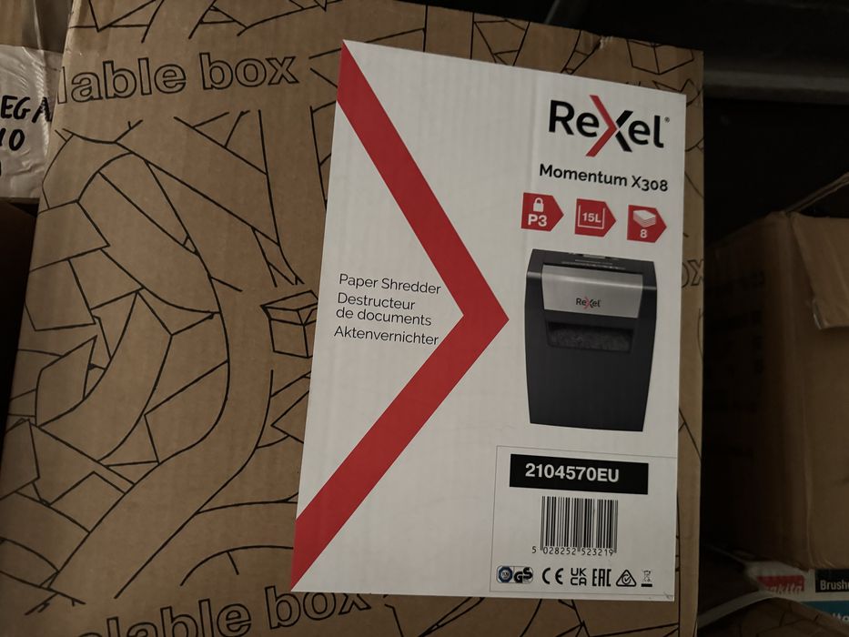 Niszczarka dokumentow Rexel momentum x308 nowa