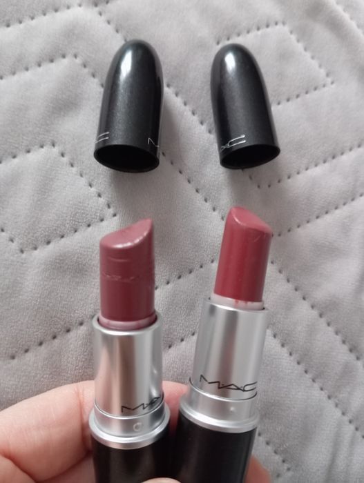 MAC szminki matowe błyszczące różne kolory