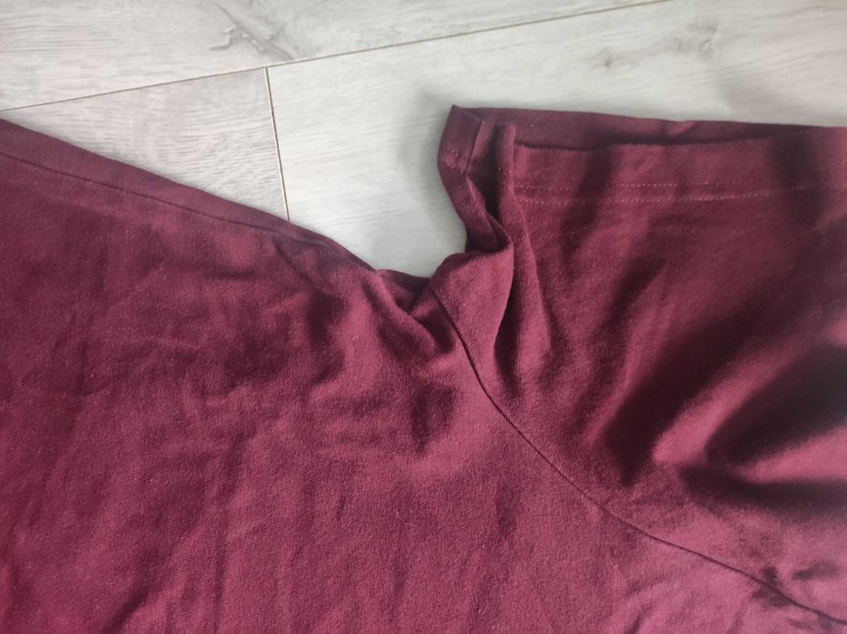 Adidas XL t shirt męski bordowy koszulka bluzka