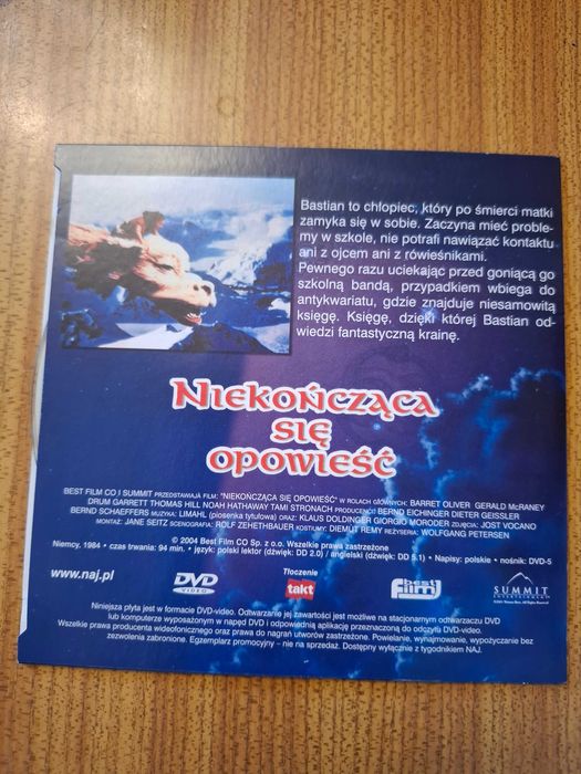 Niekończąca się Opowieść film dvd