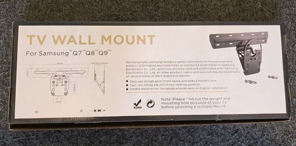 Кронштейн для samsung Q7 Q8 Q9 TV wall mount led- 13 Q