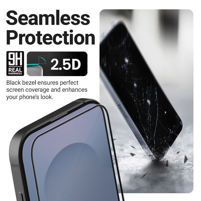 Crong 3D Glass Lite - Hartowane szkło Full Glue do Google Pixel 9 / 10
