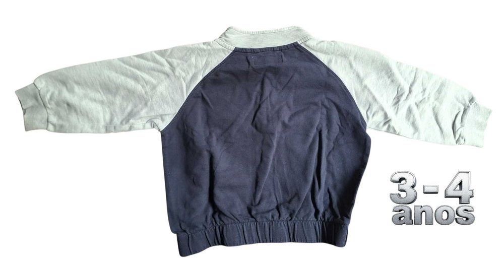 Camisola Azul e Cinzenta Lefties 3-4 anos