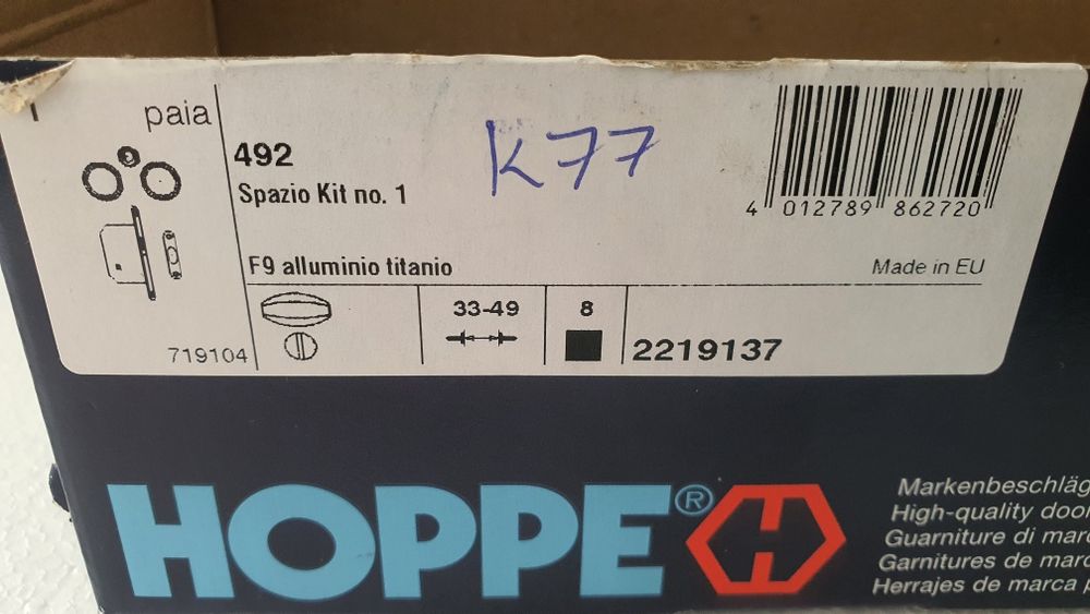 Kit com botão para porta  correr ref. M492