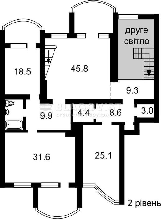 Багатокімнатна квартира за адресою вул. Івасюка Володимира пр-т (площа 323 м²) - Atlanta.ua - фото 3