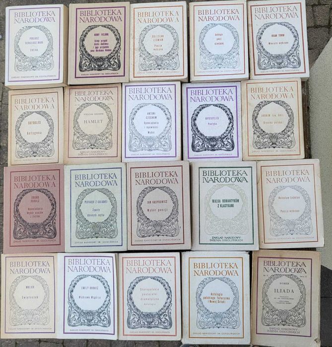 20 tomów serii Biblioteka Narodowa. Kolekcja literatury pięknej