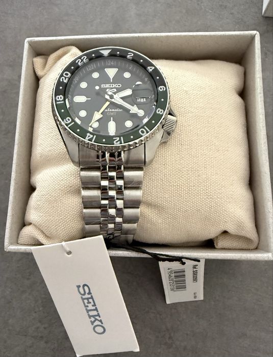 Seiko SSK035K1 novo , GMT automático