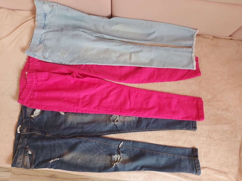 3 pary spodni jeggins 158