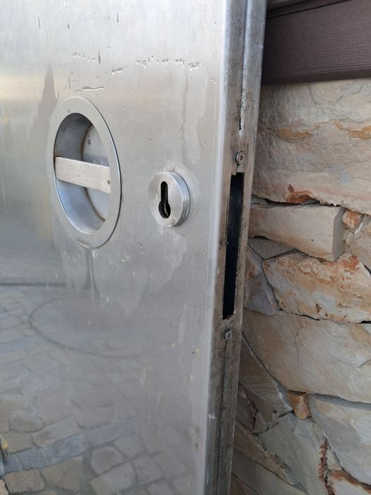 Portas em inox 210x90