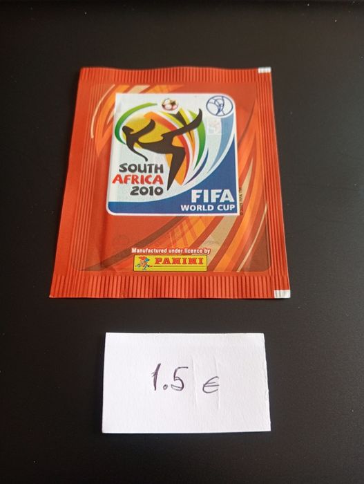 Lote de saquetas Panini do Mundial 2010