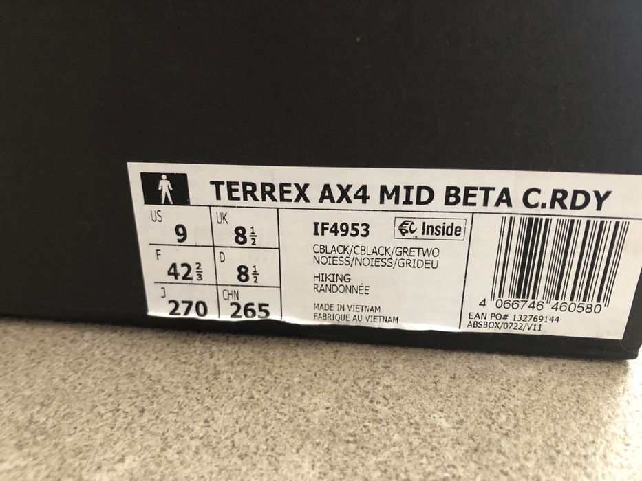 Чоботи зимові adidas terrex