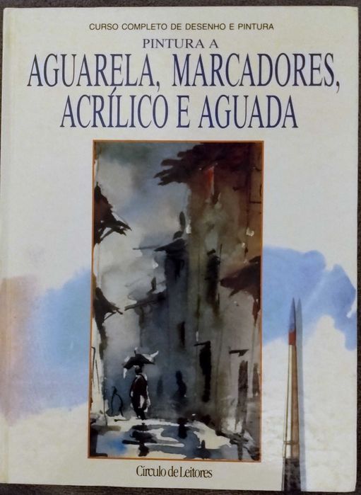 Vendo 4 livros sobre técnicas de pintura.
