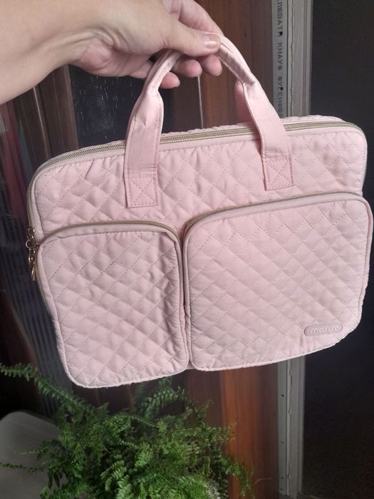 Сумка для ноутбука або планшета нежнорозового цвета