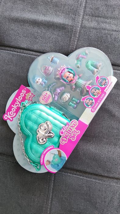 Nowa lalka laleczka Kookyloos z torebką - Chloe's  Deluxe Set