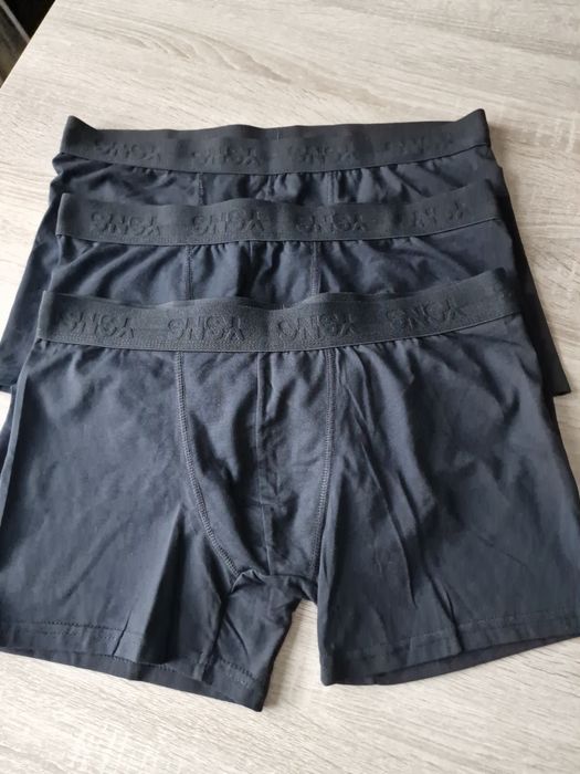 Nowe bokserki męskie rozmiar XL  3 sztuki  czarne