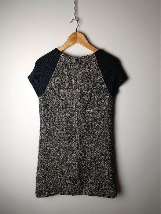 Me+em very rare dress virgin wool alpaca angora nylon blend