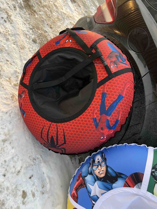 Тюбінг санки ватрушка з камерою 110 см