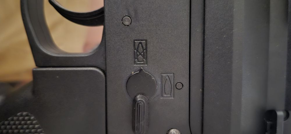 M4A1 presao ar + mala + acessórios