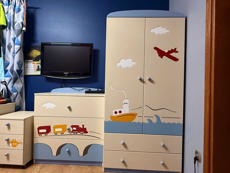 Meble dziecięce duży zestaw Meblik podróżnik