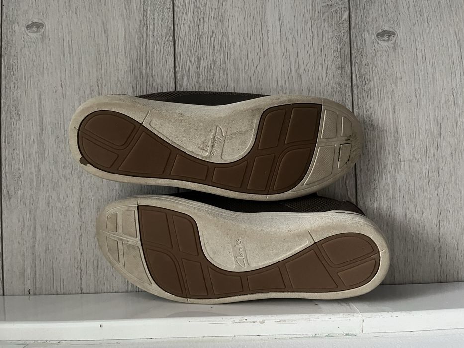 Półbuty clarks Mapped Edge Brązowy rozmiar 42, wkladka 27