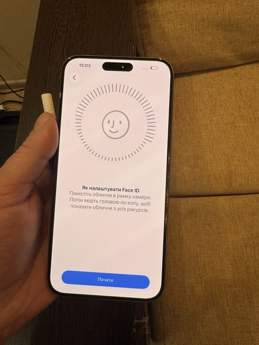 Продам iphone 15 pro max 256 natural titanium (99 аккум)