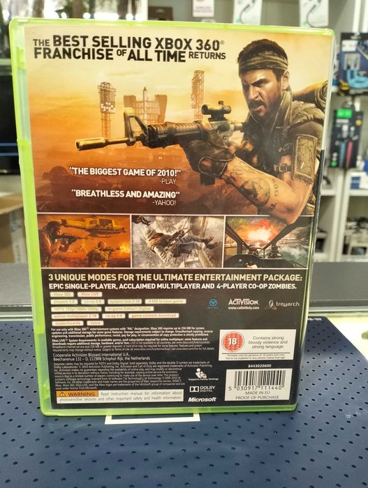 Call of Duty Black OPS Xbox 360 Sklep Ostróda